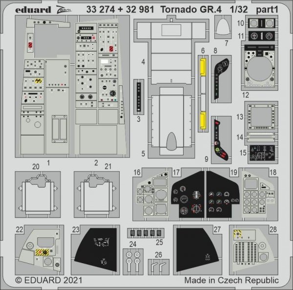 Eduard 33274 Tornado GR.4 for ITALERI 1/32