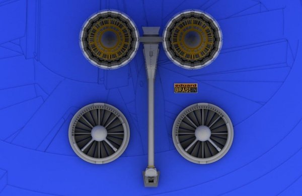 Eduard 632010 F-4 exhaust nozzles USAF late 1/32 Tamiya