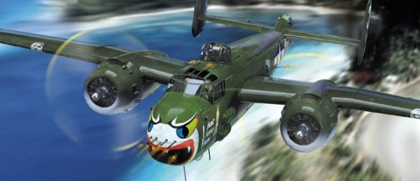 HK Models 01E03 B-25H Mitchell Gun Ship (1:32)