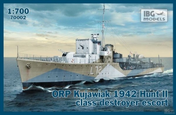 IBG 70002 ORP Kujawiak 1942 Hunt II class destroyer escort 1/700