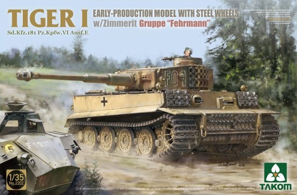 Takom 2201W Double Tiger I Box Limited Edition (Early And Late/Late Command/Michael Wittmann And Michael Wittmann) 1/35