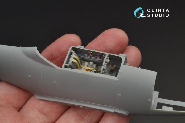 Quinta Studio QD48089 Me-262A 3D-Printed &amp; coloured Interior on decal paper (for HobbyBoss kit) 1/48