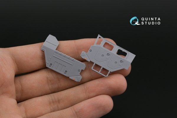 Quinta Studio QD72129 BM-30 Smerch 3D-Printed &amp; coloured Interior on decal paper (Zvezda) 1/72