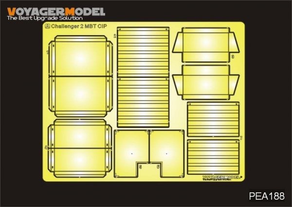 Voyager Model PEA188 Modern British Challenger 2 MBT CIP (GP) 1/35