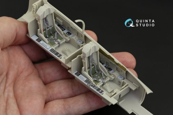 Quinta Studio QD32082 F-5F-2 3D-Printed coloured Interior on decal paper (KittyHawk) 1/32