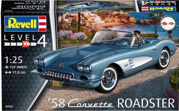 Revell 07037 '58 Corvette Roadster (1:25)