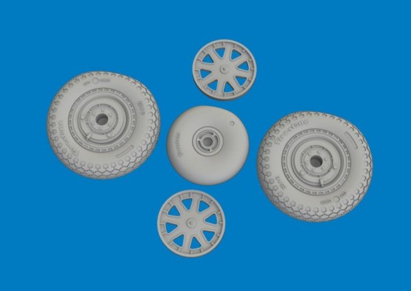 Eduard 6481051 P-39 Wheels Early ARMA HOBBY 1/48