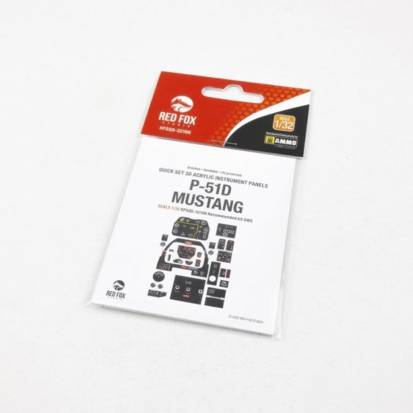 Red Fox Studio QS-32166 P-51D Mustang for SWS kit 1/32