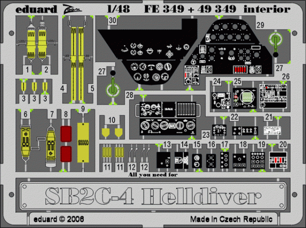 Eduard BIG4870 SB2C-4 1/48 MONOGRAM, REVELL