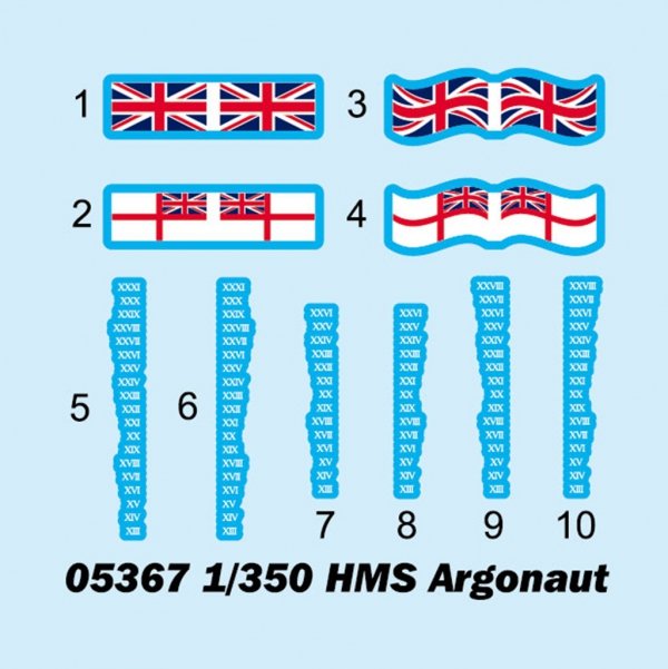 Trumpeter 05368 HMS Scylla 1/350