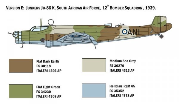 Italeri 1391 JU 86 E1/E2 1:72