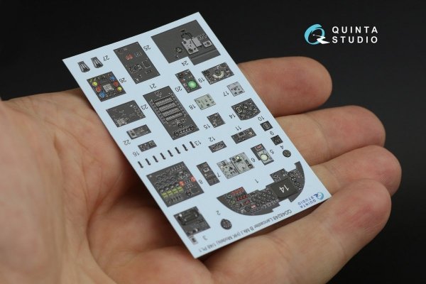 Quinta Studio QD48248 Lancaster B Mk.I 3D-Printed &amp; coloured Interior on decal paper (HK Models) 1/48