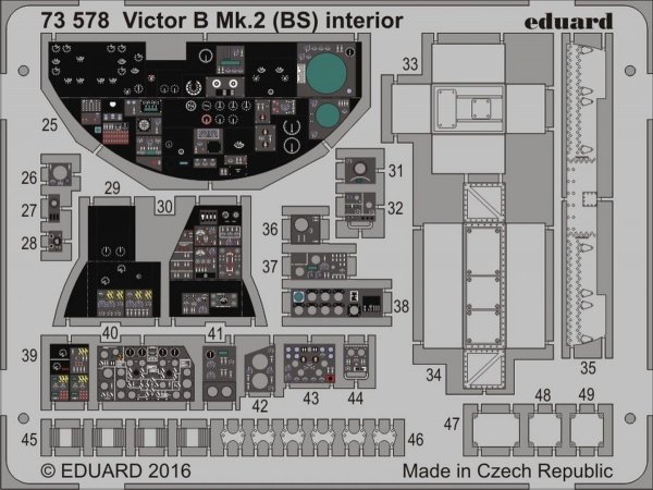 Eduard 73578 Victor B Mk.2 (BS) interior AIRFIX 1/72