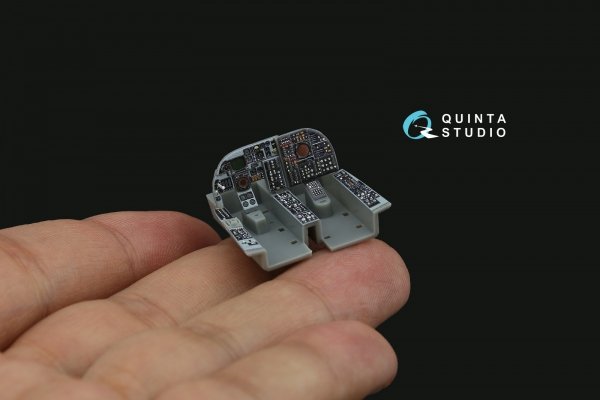 Quinta Studio QD72142 A-6A Intruder 3D-Printed coloured Interior on decal paper (Trumpeter) 1/72