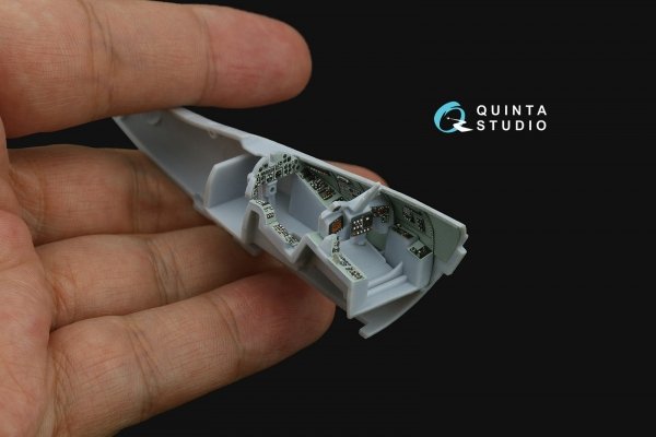 Quinta Studio QDS-72172 Blackburn Buccanneer S.2B Early 3D-Printed &amp; coloured Interior on decal paper (Airfix) (small version) 1/72