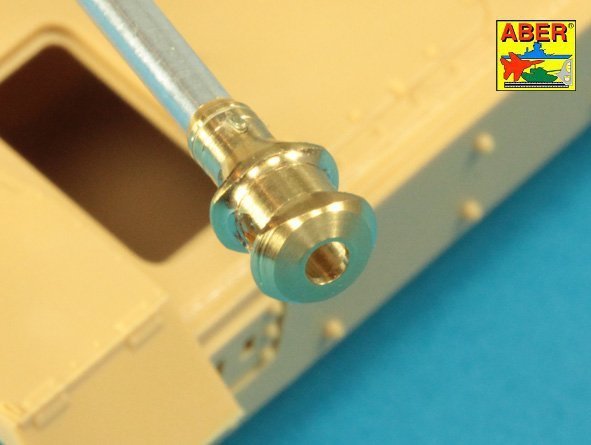 Aber 35L-046n German 75 mm Barrel for Kwk 40 L/48 with early model muzzle brake for Pz.Kpfw. IV Ausf.G late - Ausf.H (1:35)