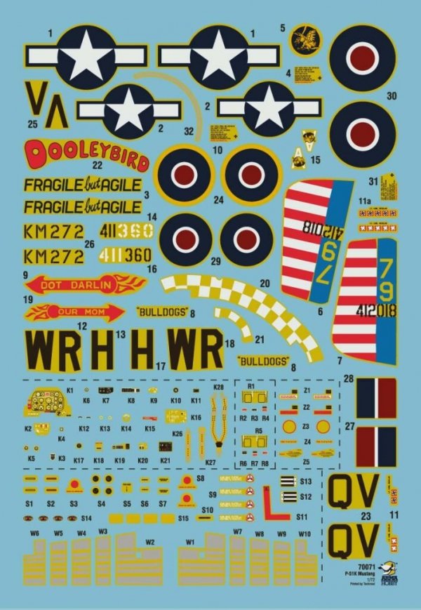 Arma Hobby 70071 P-51K Mustang 1/72