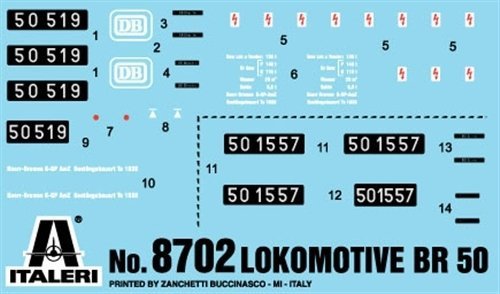 Italeri 8702 Lokomotive BR50 (1:87)