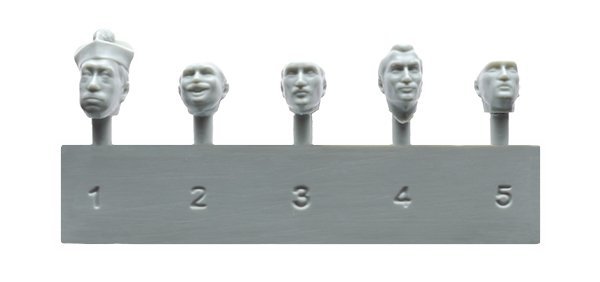Miniart 38037 French Civilians 30-40s. (resin heads) 1/35