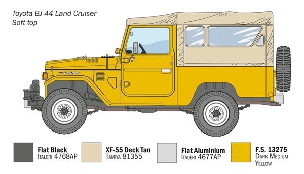 Italeri 3630 Toyota BJ44 Land Cruiser 1/24