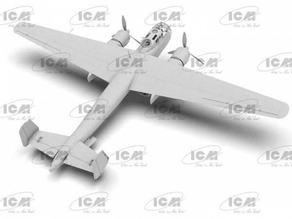 ICM 48275 Do 217K-2 with Gliding Bombs Fritz-X WWII German Bomber 1/48
