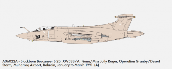 Airfix 06022A Blackburn Buccaneer S.2B GULF WAR 1/72