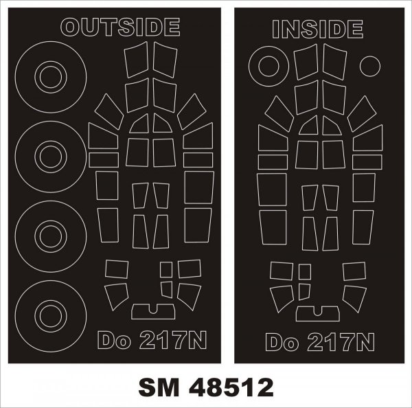 Montex SM48512 DORNIER Do-217N ICM 1/48