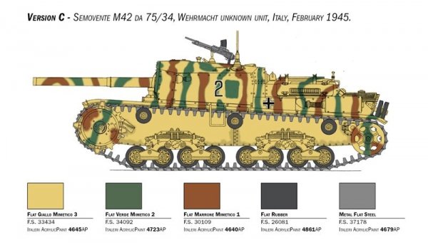Italeri 6584 Semovente M42 da 75/34 1/35