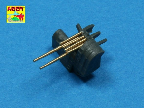 Aber 350L-37 Set of 8 pcs 127 mm barrels with recoil for Japan ships (1:350)