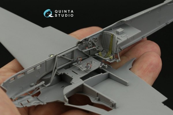 Quinta Studio QD48398 Yak-9T 3D-Printed &amp; coloured Interior on decal paper (Zvezda) 1/48