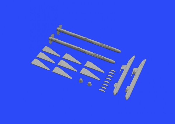 Eduard 648433 R-23T missiles for MiG-23 EDUARD, TRUMPETER 1/48