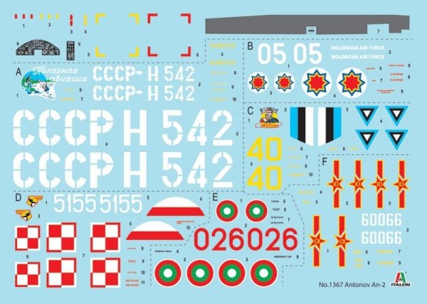 Italeri 1367 Antonov An-2 (1:72)