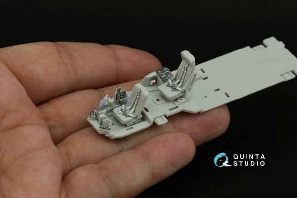 Quinta Studio QD+72185 Mi-24V NATO 3D-Printed &amp; coloured Interior on decal paper (Hobby Boss/ARK Models) (with 3D-printed resin parts) 1/72
