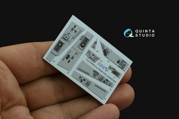 Quinta Studio QD32227 MiG-29UB 3D-Printed &amp; coloured Interior (Trumpeter) 1/32