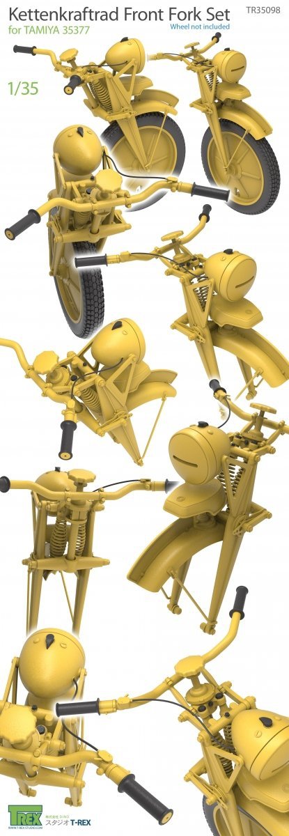 T-Rex Studio TR35098 Kettenkaraftrad Front Fork 1/35