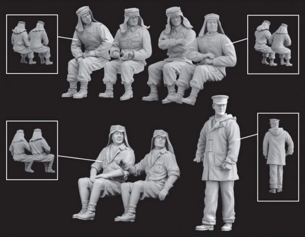 Dragon 6682 SAS Vehicle Crews North Africa 1942 (1:35)