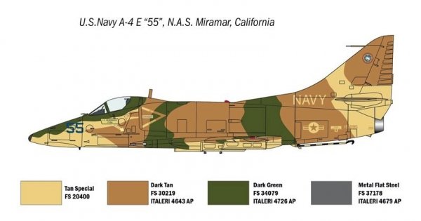 Italeri 1422 Top Gun F-14A vs A-4F 1/72