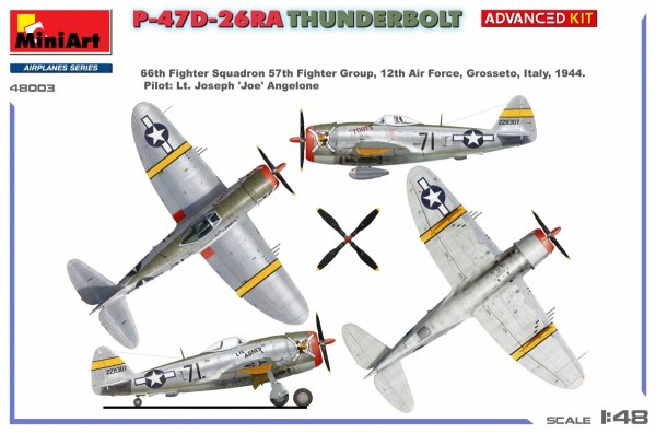 MiniArt 48003 P-47D-26RA THUNDERBOLT. ADVANCED KIT 1/48