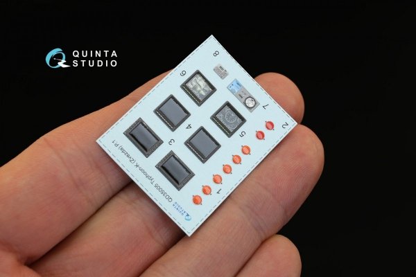 Quinta Studio QD35005 MRAP Typhoon-K 3D-Printed &amp; coloured Interior on decal paper (for Zvezda kits) 1/35