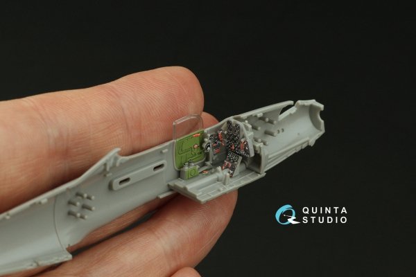 Quinta Studio QD72165 P-39Q/N Airacobra 3D-Printed coloured Interior on decal paper (Arma Hobby) 1/72