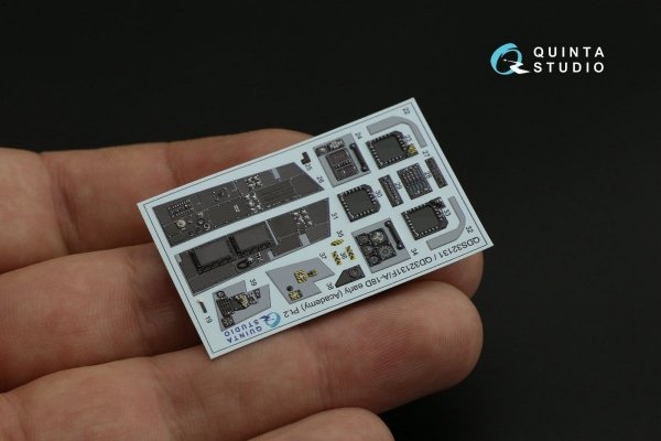 Quinta Studio QDS-32131 F/A-18D Early 3D-Printed &amp; coloured Interior on decal paper (Academy) (Small version) 1/32