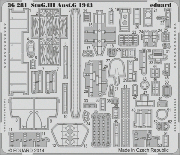 Eduard 36281 StuG.III Ausf.G 1943 Dragon