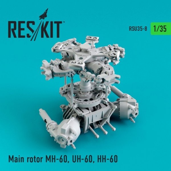 RESKIT RSU35-0008 Main rotor MH-60L, UH-60A, HH-60  1/35