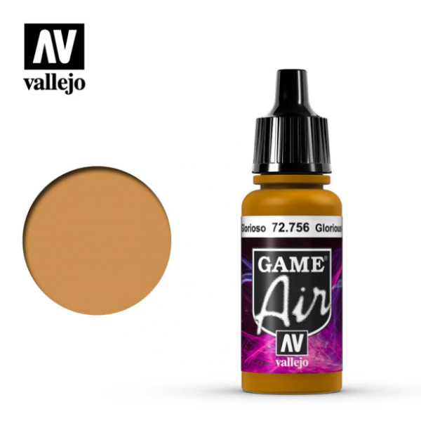 Vallejo 72756 GAir - Glorious Gold Matt 17ml