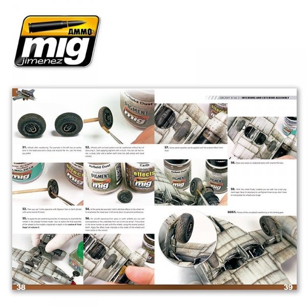 AMMO of Mig Jimenez 6051 ENCYCLOPEDIA OF AIRCRAFT MODELLING TECHNIQUES VOL.2 : INTERIORS AND ASSEMBLY (ENGLISH)