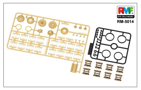 Rye Field Model 5014 Workable Track Links for Panther Ausf. A/G 1/35