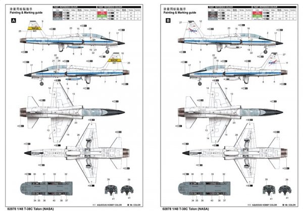 Trumpeter 02878 T-38C Talon NASA