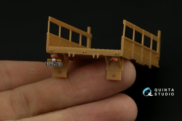 Quinta Studio QD72069 Ural-4320 3D-Printed &amp; coloured Interior on decal paper (Zvezda) 1/72