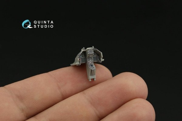 Quinta Studio QDS-48388 F-16A MLU 3D-Printed &amp; coloured Interior on decal paper (Kinetic) (Small version) 1/48