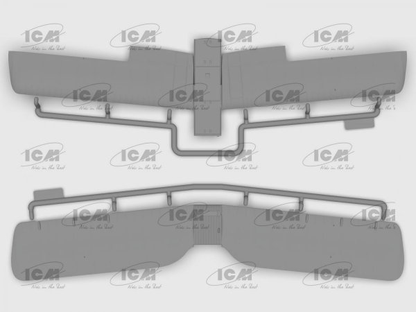 ICM 32038 DH. 82A Tiger Moth with bombs 1/32